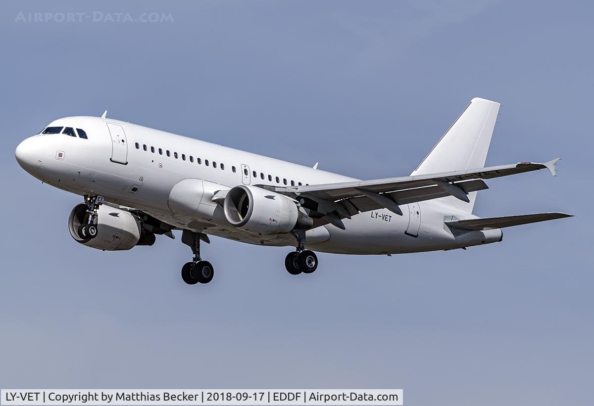 LY-VET, 2002 Airbus A319-112 C/N 1778, LY-VET