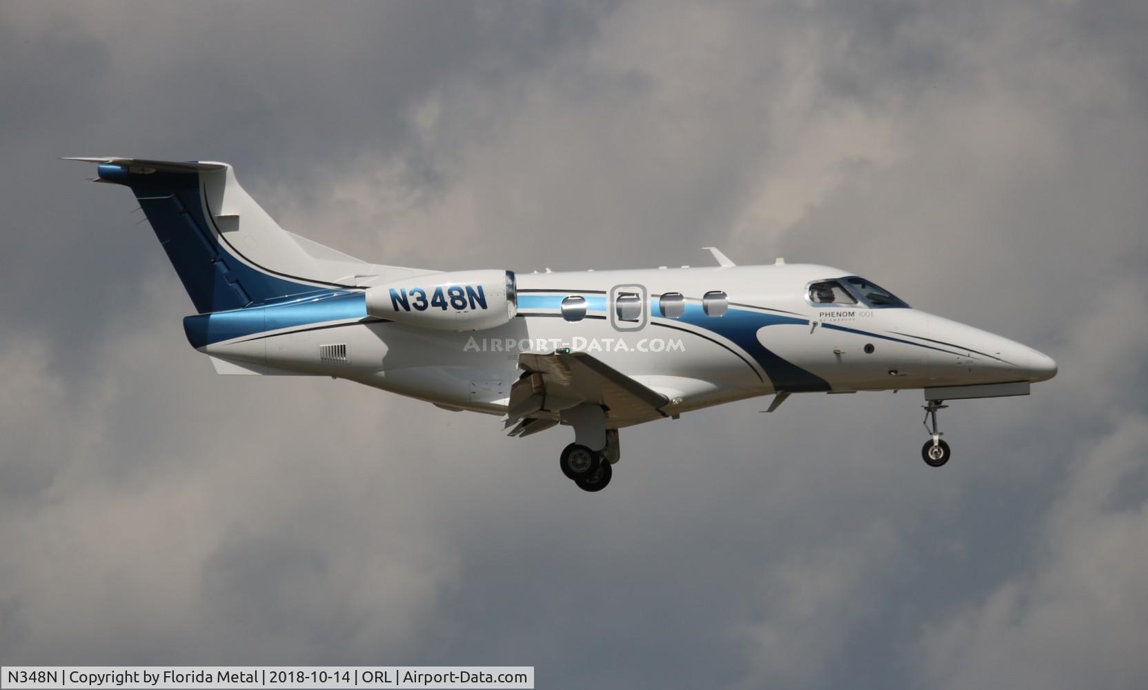 N348N, 2015 Embraer EMB-500 Phenom 100 C/N 50000352, Phenom 100