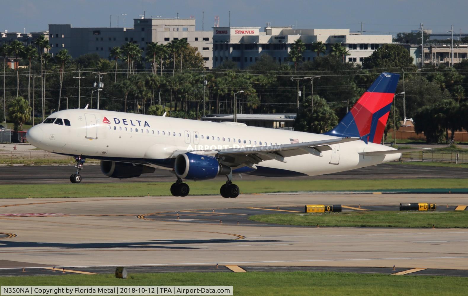 N350NA, 1993 Airbus A320-212 C/N 418, Delta