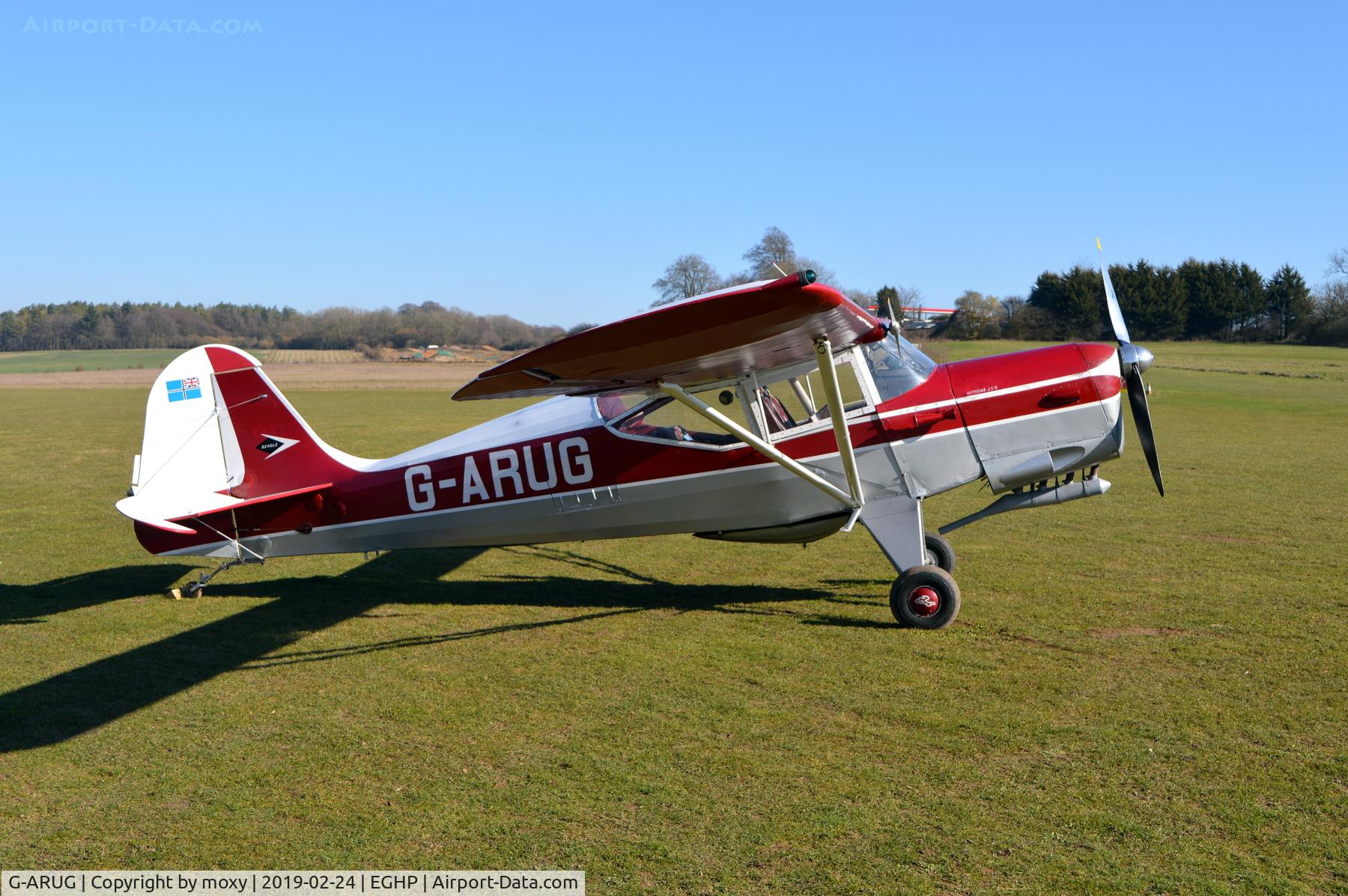 G-ARUG, 1961 Auster J-5G Cirrus Autocar C/N 3272, Auster J-5G Cirrus Autocar at Popham.