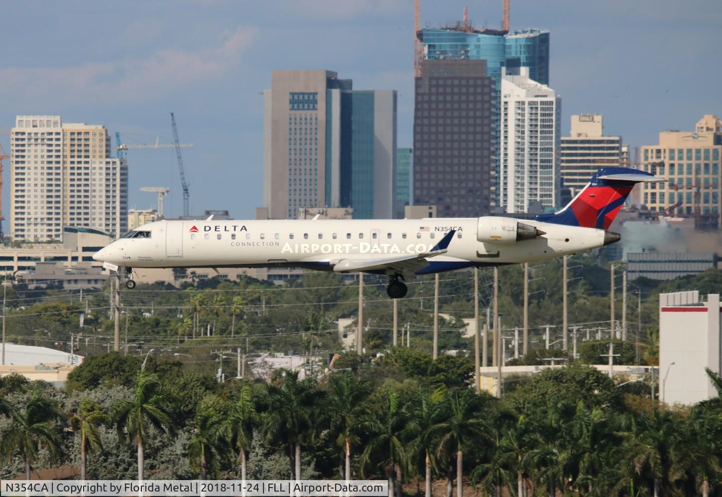 N354CA, 2002 Bombardier CRJ-701ER (CL-600-2C10) Regional Jet C/N 10064, Delta Connection