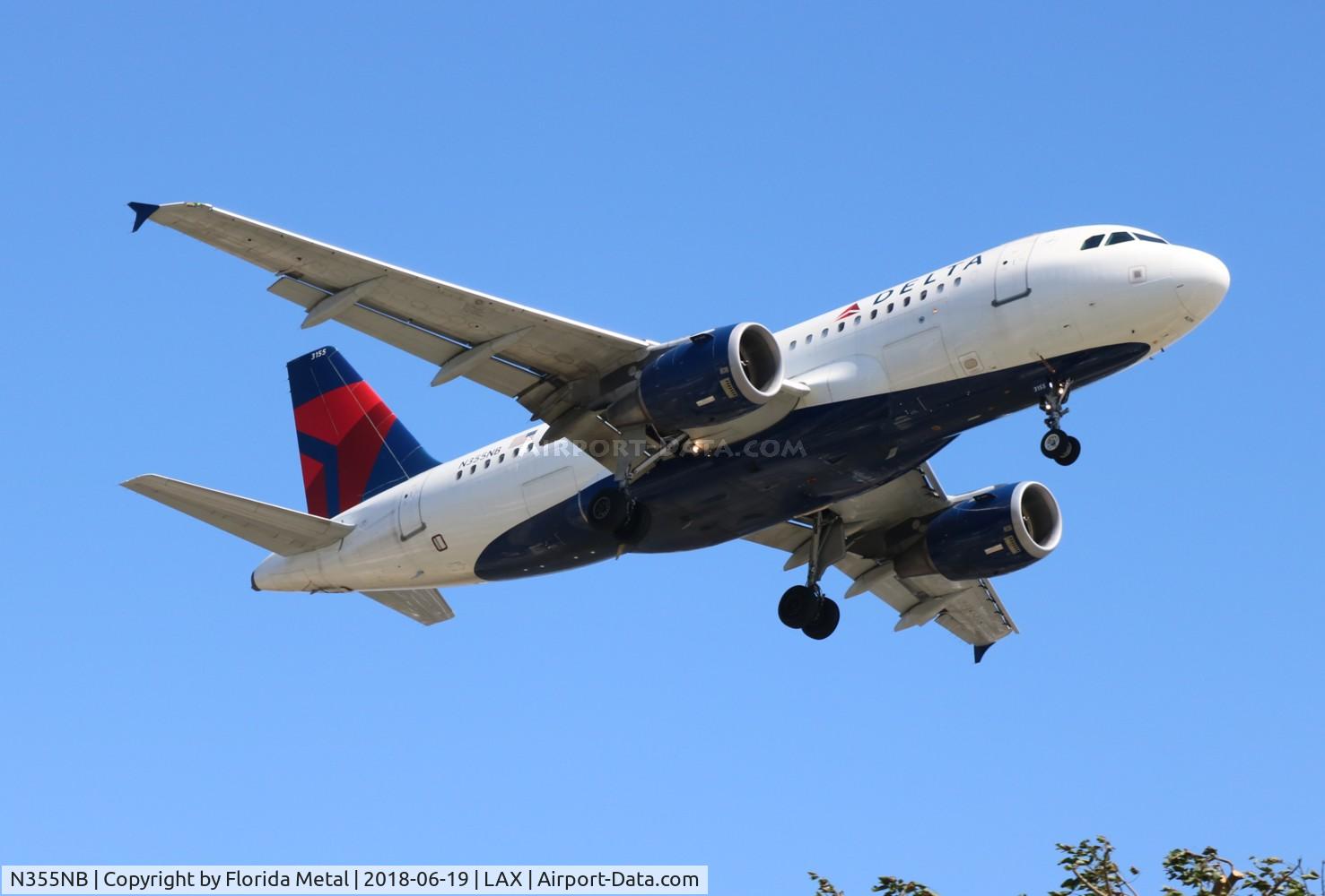 N355NB, 2002 Airbus A319-114 C/N 1839, Delta