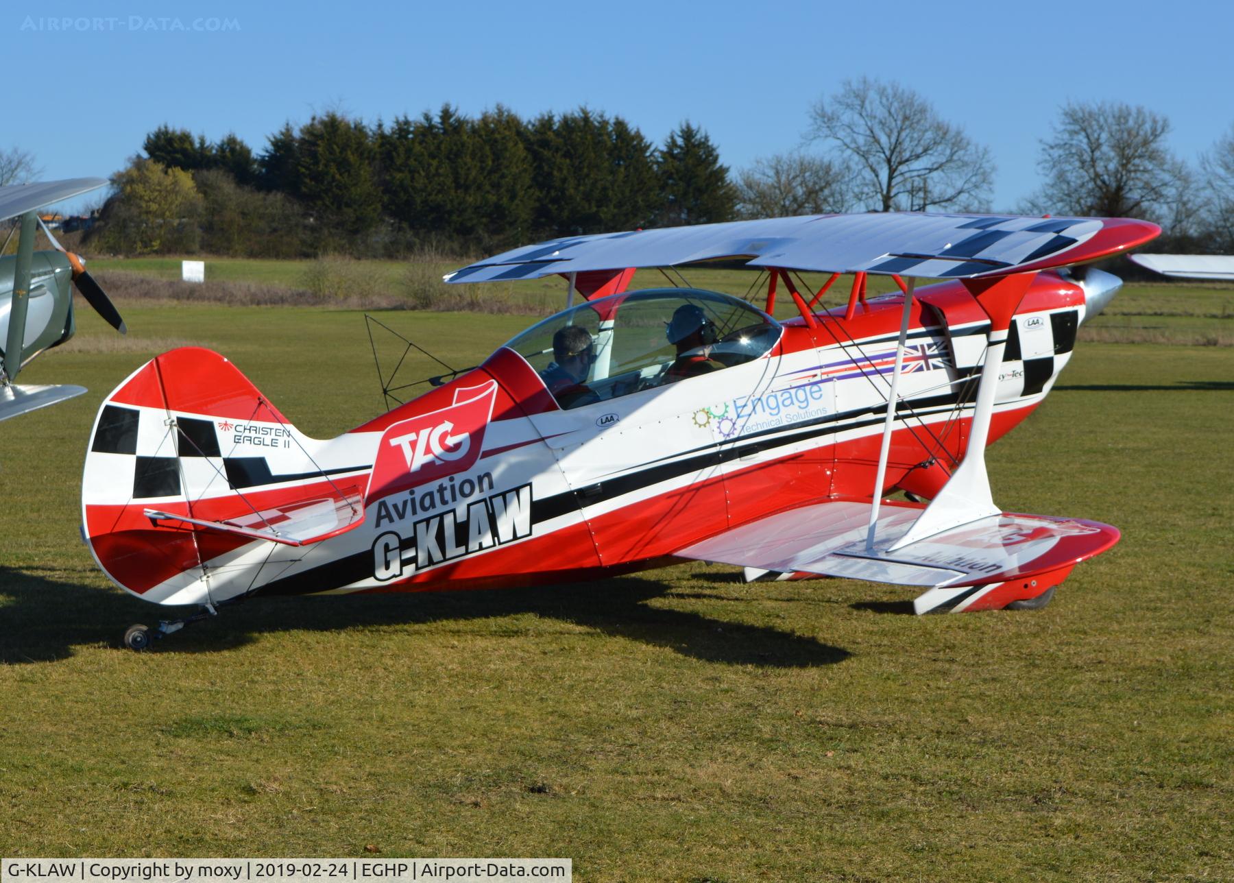 G-KLAW, 2010 Christen Eagle II C/N 003-1, Christen Eagle II at Popham.