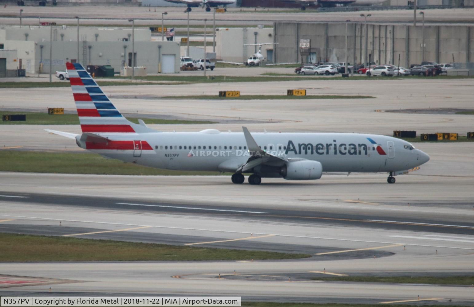 N357PV, 2017 Boeing 737-823 C/N 31277, American
