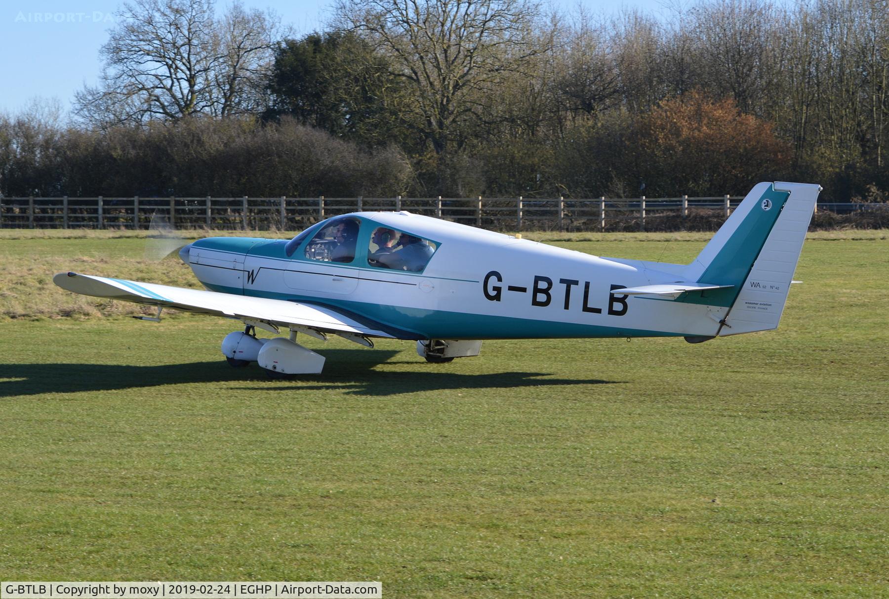 G-BTLB, 1972 Wassmer WA-52 Europa C/N 42, Wassmer WA-52 Europa at Popham. Ex F-BTLB