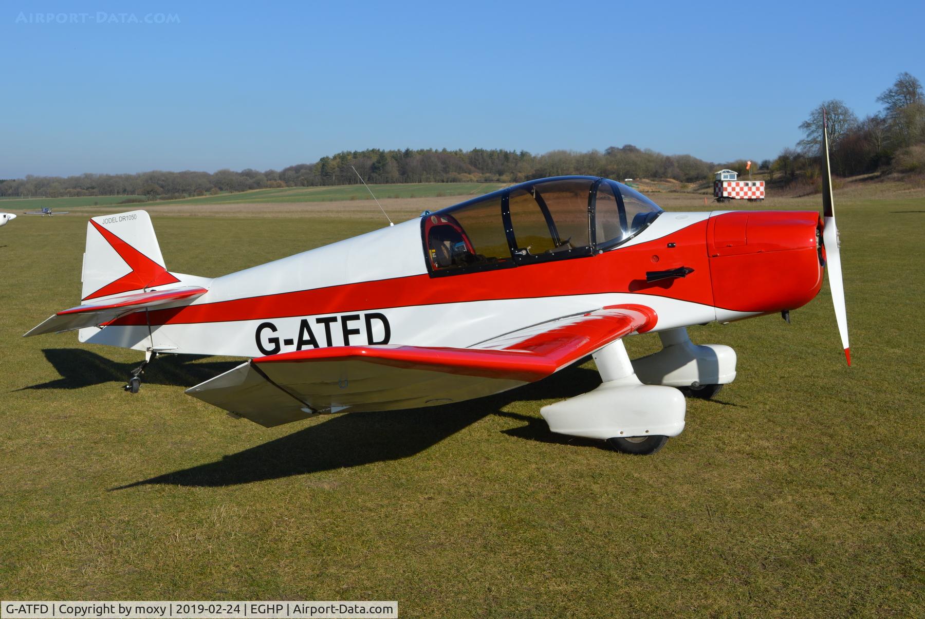 G-ATFD, 1962 Jodel DR-1050 Ambassadeur C/N 311, Jodel DR-1050 Ambassadeur at Popham. Ex F-BKIM