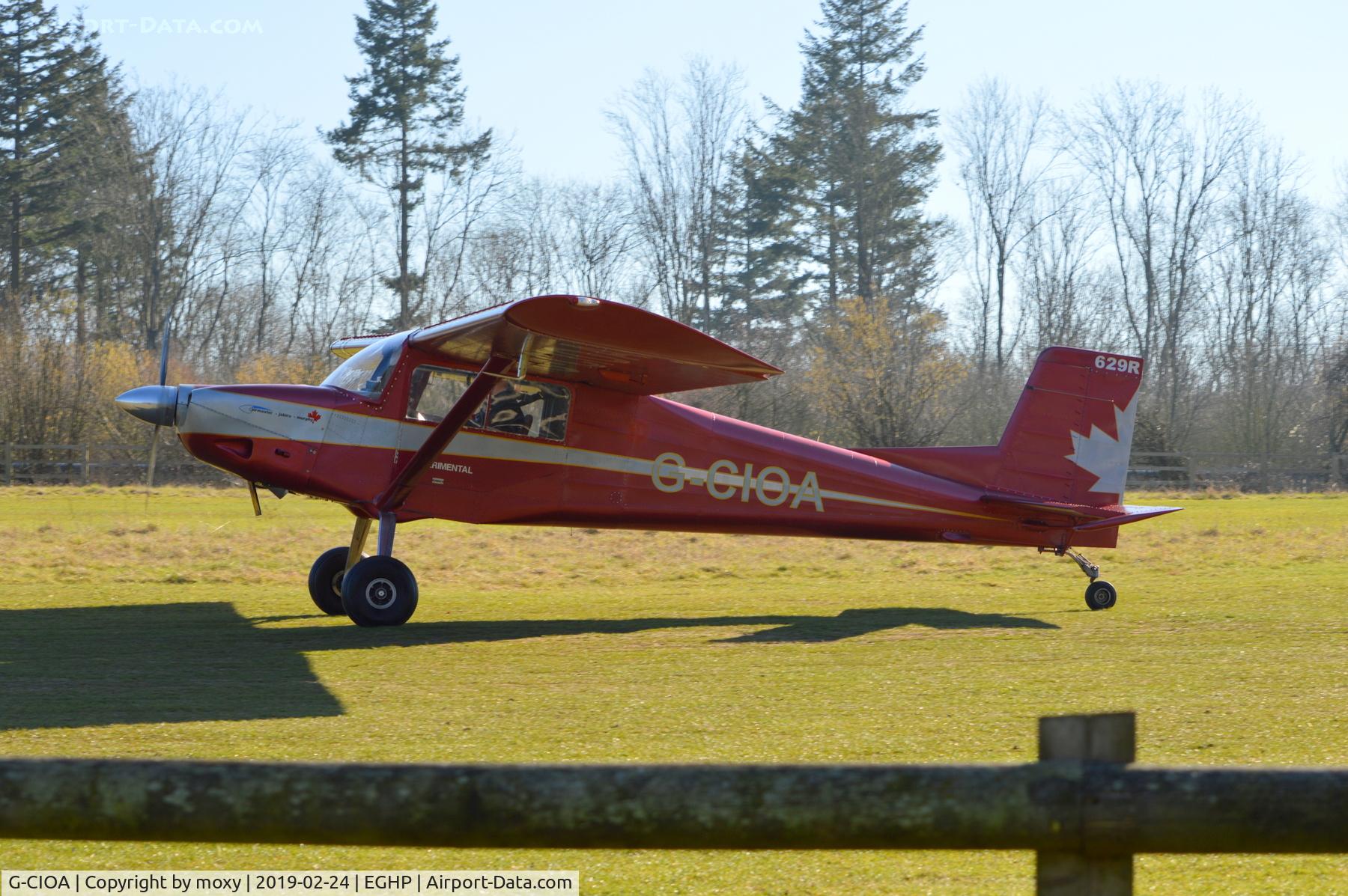 G-CIOA, 2005 Murphy Rebel C/N 629R, Murphy Rebel at Popham. Ex PH-CRE