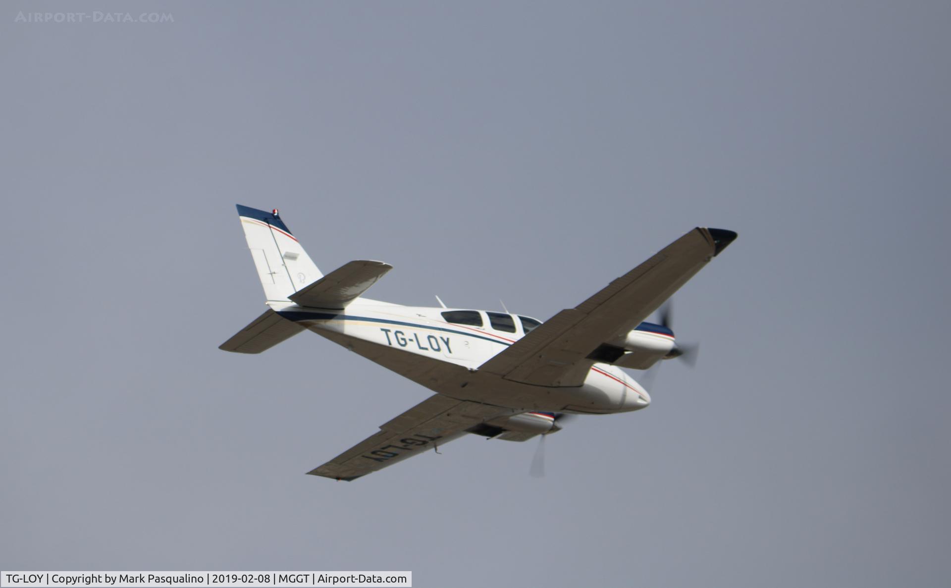 TG-LOY, 1969 Beechcraft 95-B55 Baron C/N TC-1255, Beech B55