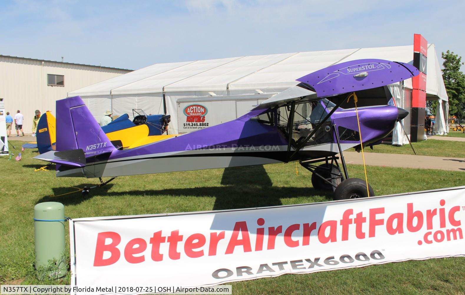 N357TX, 2018 Just Aircraft JA35 SuperStol Stretch C/N JA498-11-16, Superstol