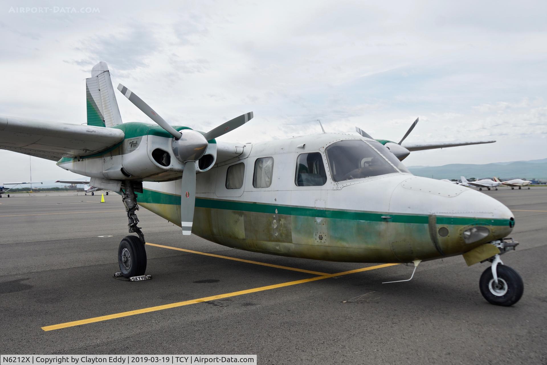 N6212X, 1963 Aero Commander 500B Commander Commander C/N 500B-1102-63, Tracy Airport California 2019.