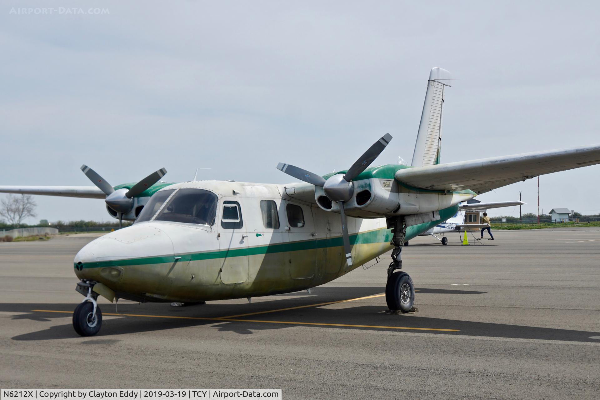 N6212X, 1963 Aero Commander 500B Commander Commander C/N 500B-1102-63, Tracy Airport California 2019.