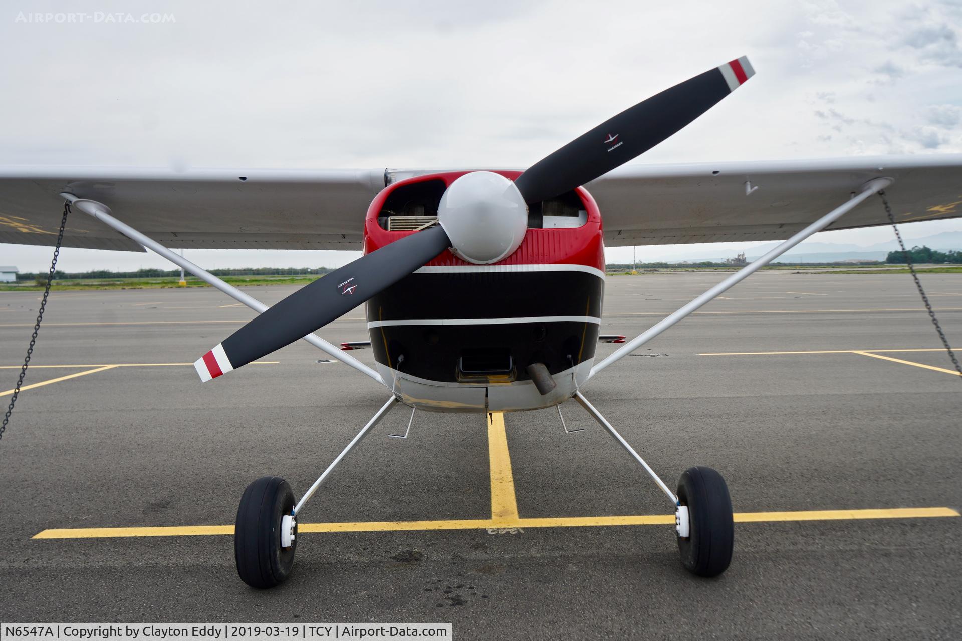 N6547A, 1956 Cessna 180 C/N 32444, Tracy Airport California 2019.