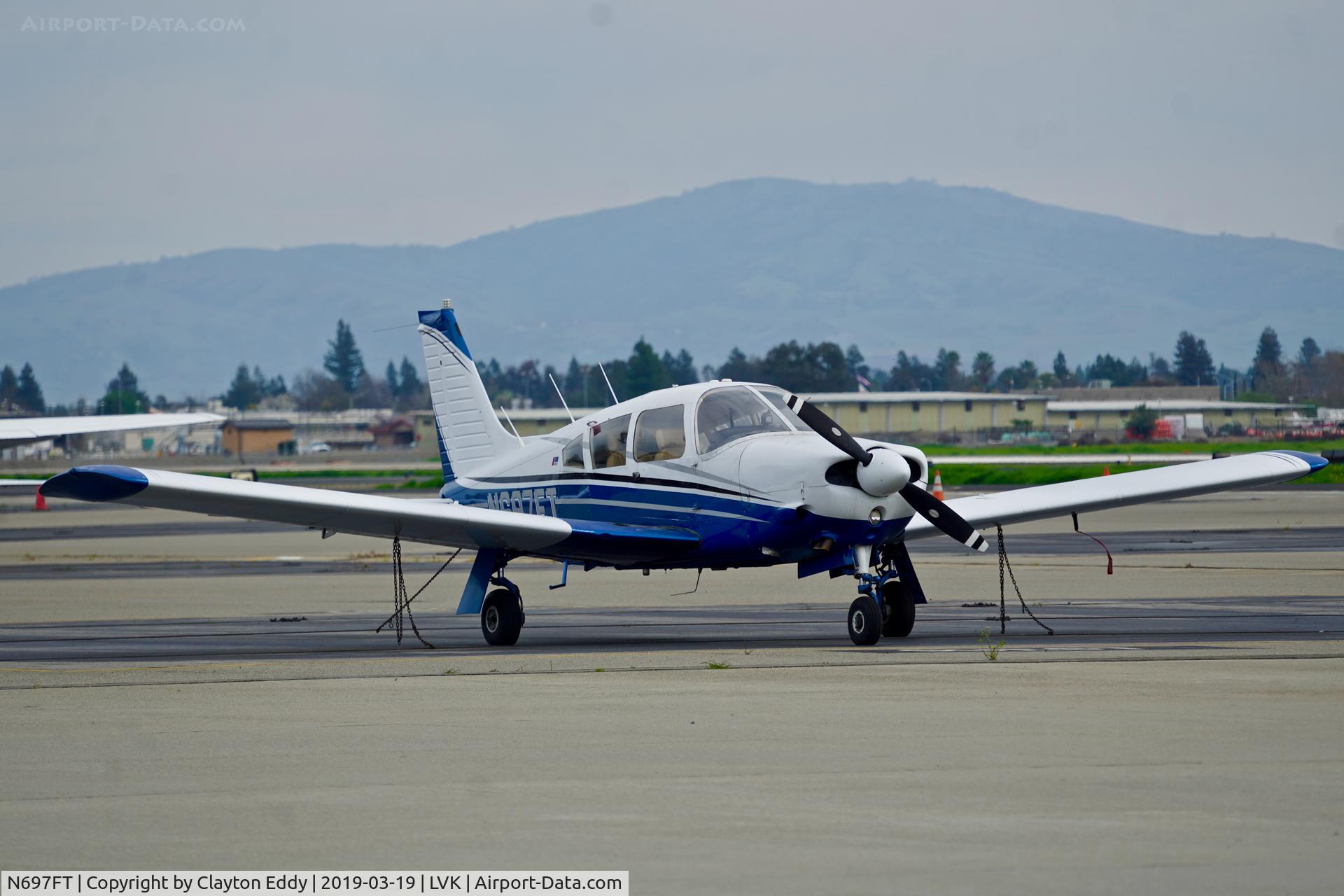 N697FT, 1973 Piper PA-28R-200 C/N 28R-7335140, Livermore Airport California 2019.