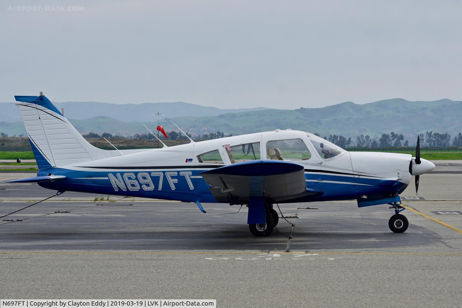 N697FT, 1973 Piper PA-28R-200 C/N 28R-7335140, Livermore Airport California 2019.