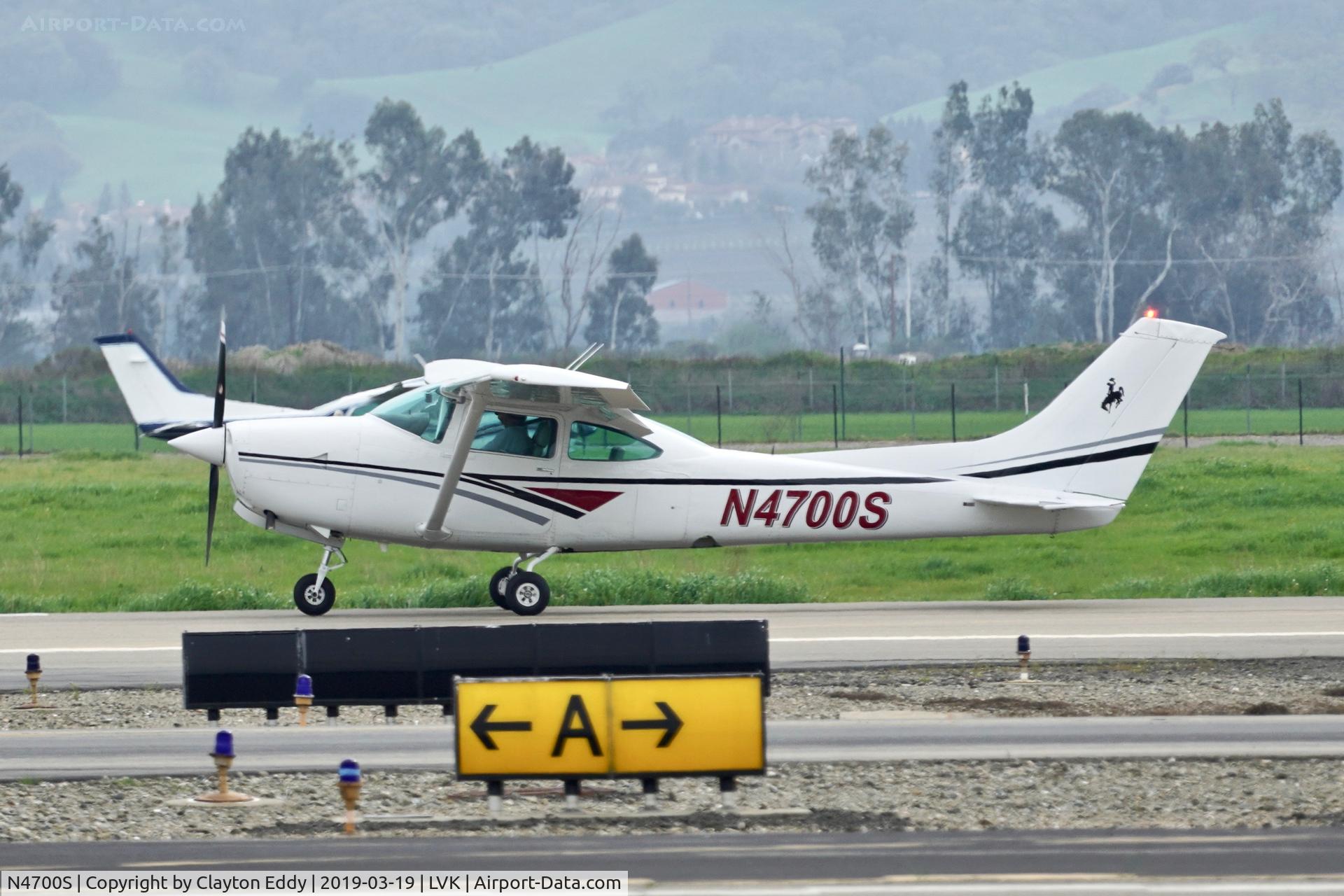 N4700S, 1979 Cessna TR182 Turbo Skylane RG C/N R18201388, Livermore Airport California 2019.