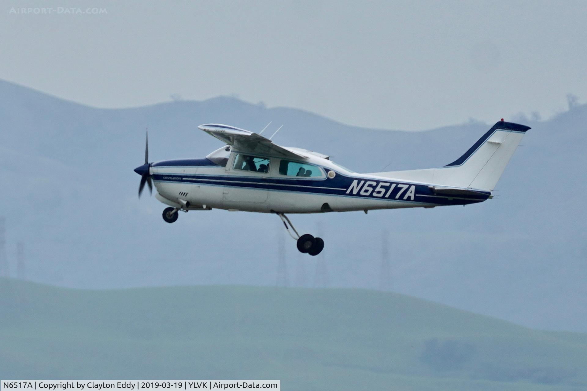 N6517A, 1979 Cessna T210N Turbo Centurion C/N 21063541, Livermore Airport California 2019.