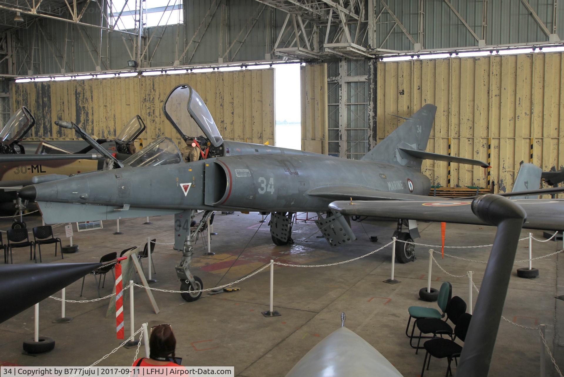 34, Dassault Etendard IV.M C/N 34, Musée de l'Aviation Clément Ader