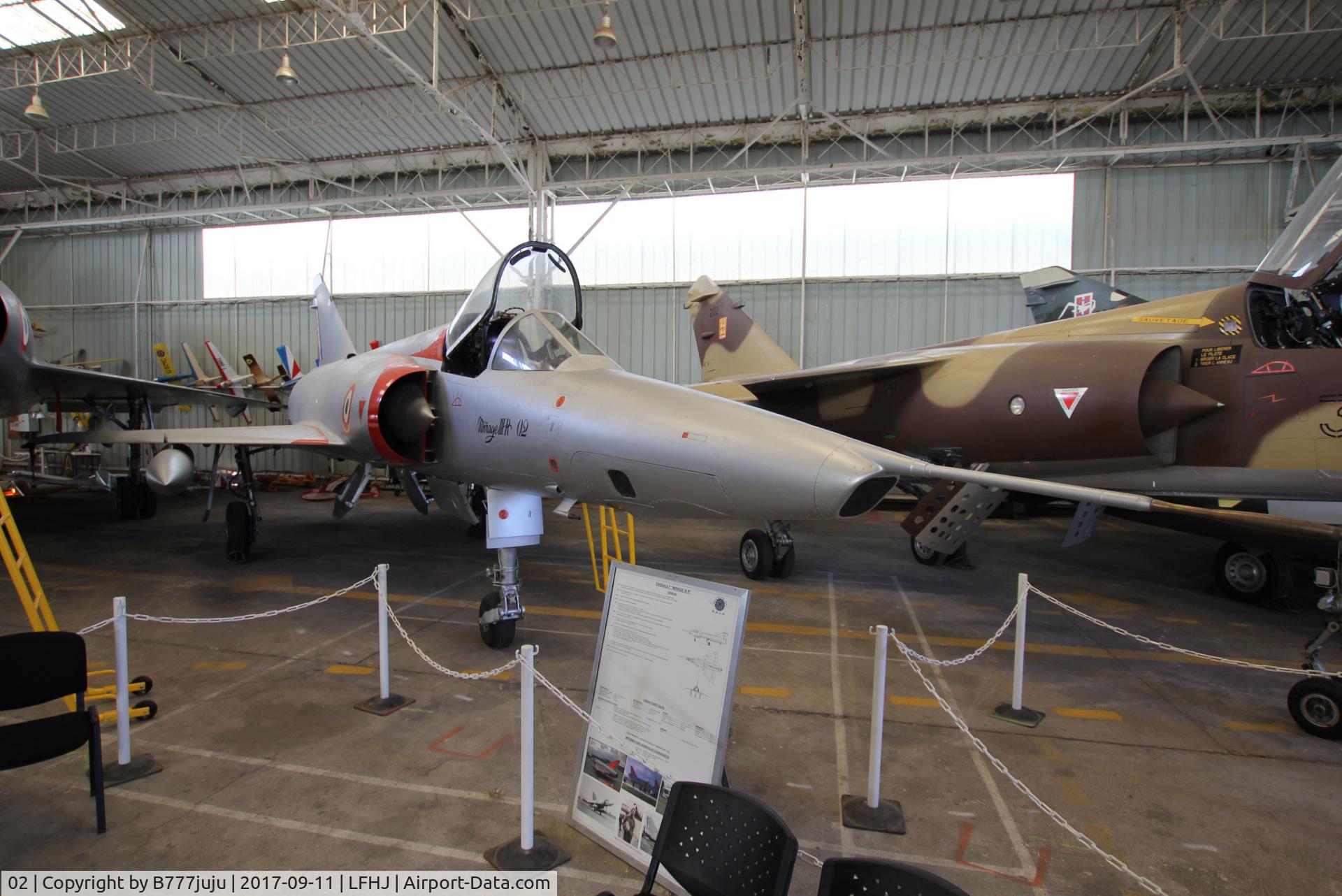 02, Dassault Mirage IIIR C/N 02, Musée de l'Aviation Clément Ader
