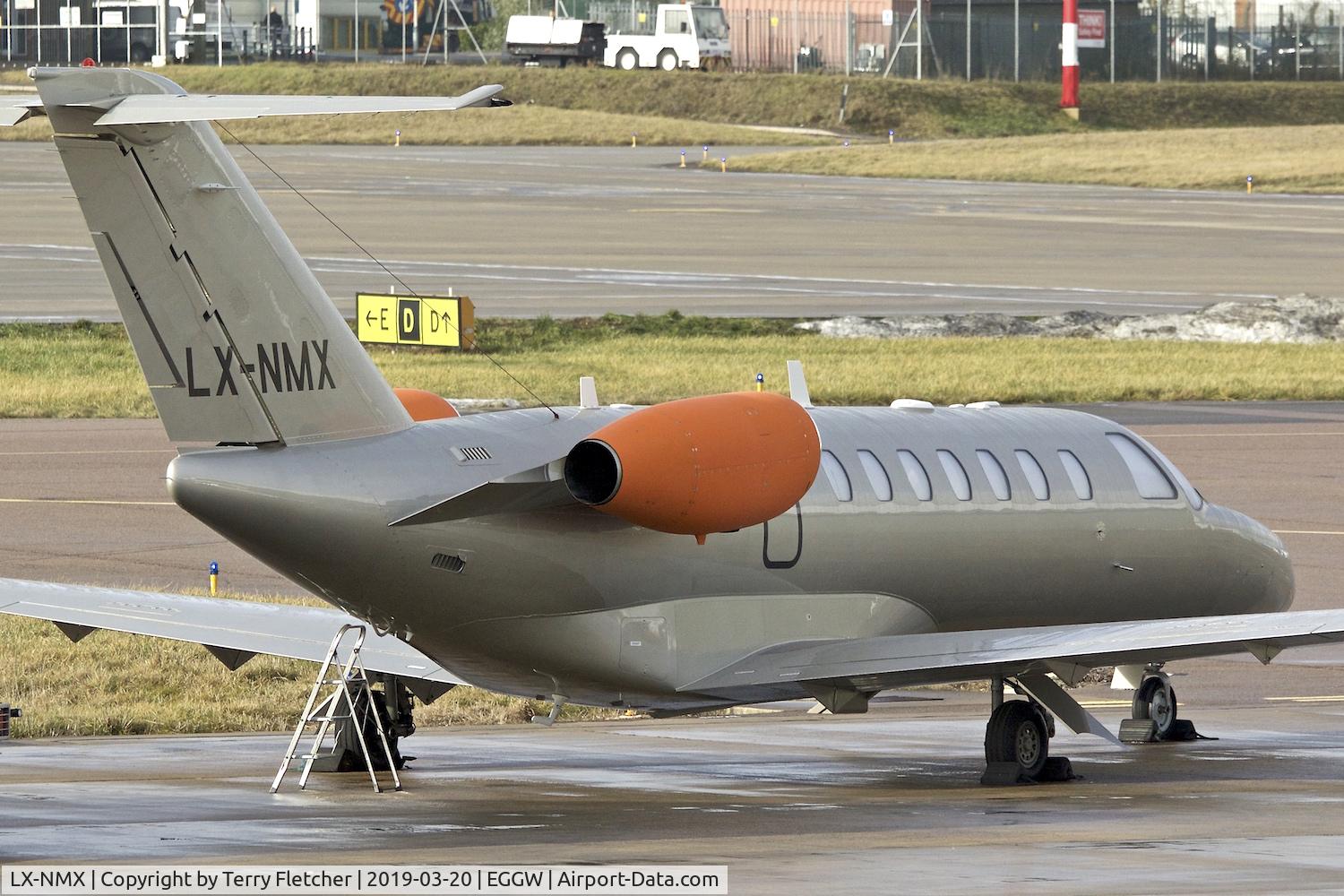 LX-NMX, 2007 Cessna 525B CitationJet CJ3 C/N 525B-0178, At Luton
