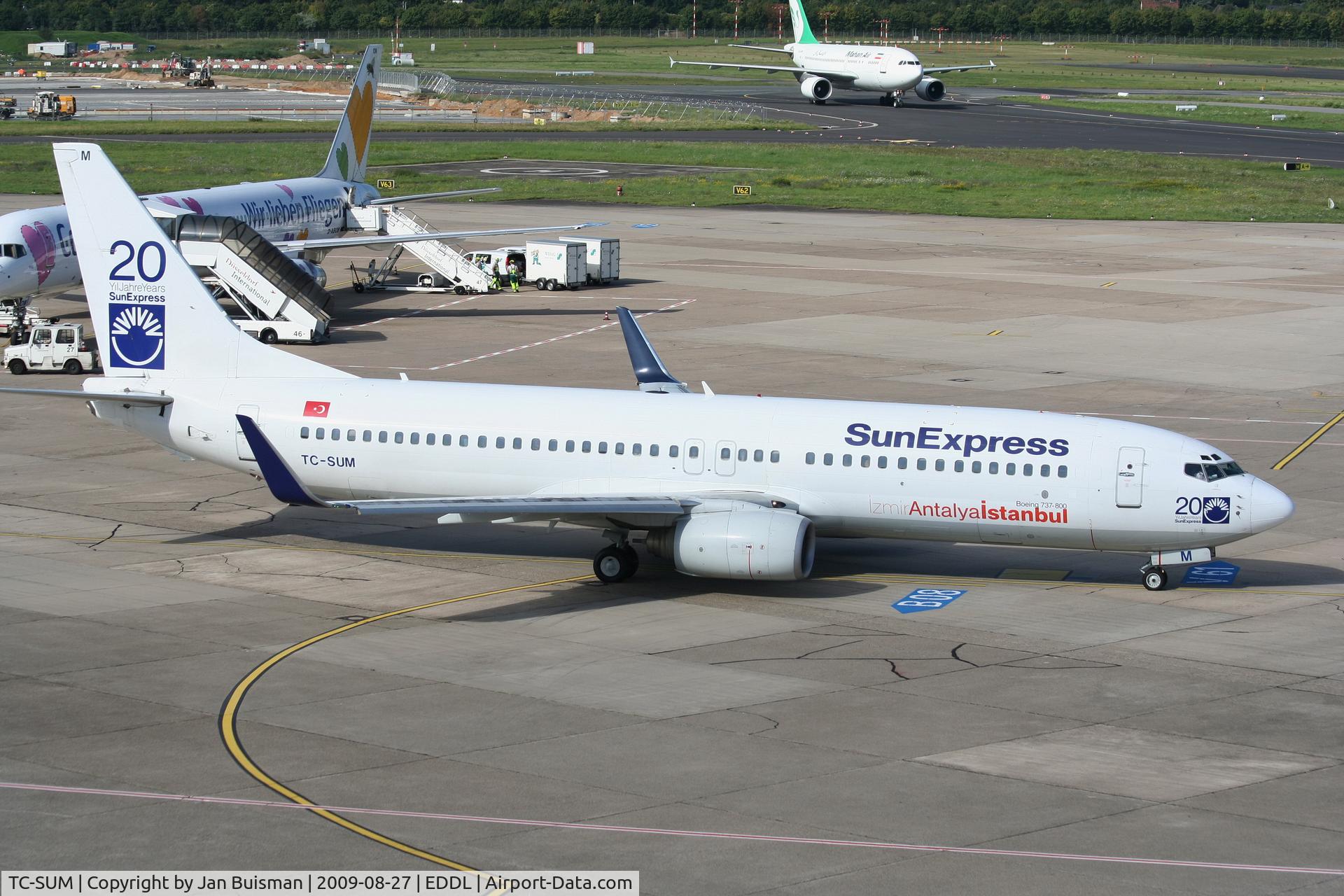 TC-SUM, 1999 Boeing 737-85F C/N 28826, SunExpress