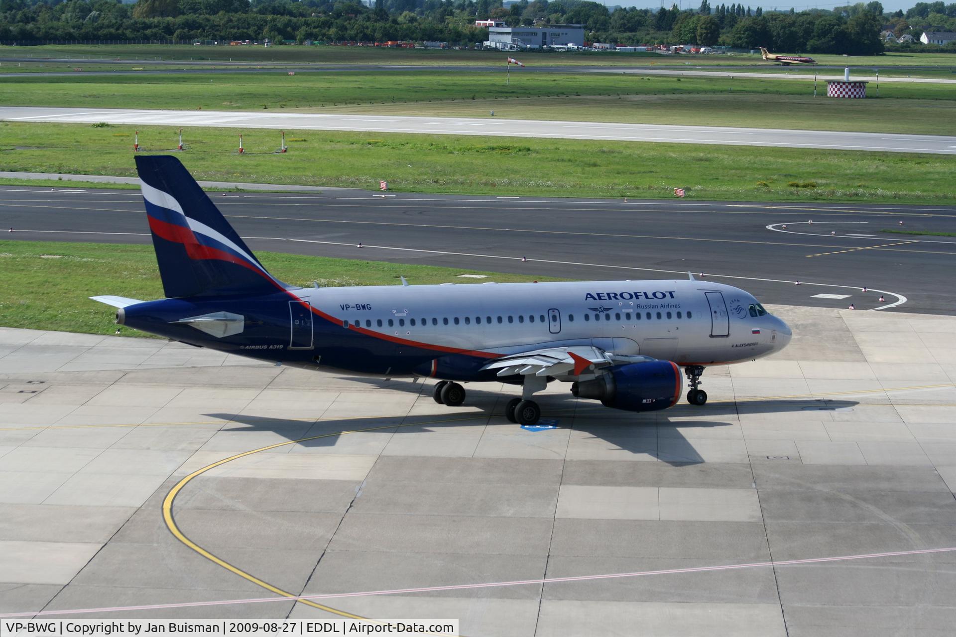 VP-BWG, 2003 Airbus A319-111 C/N 2093, Aeroflot