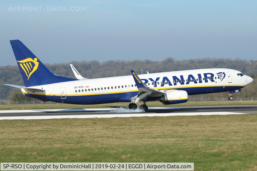 SP-RSO, 2017 Boeing 737-8AS C/N 44796, Landing 09 @ EGGD