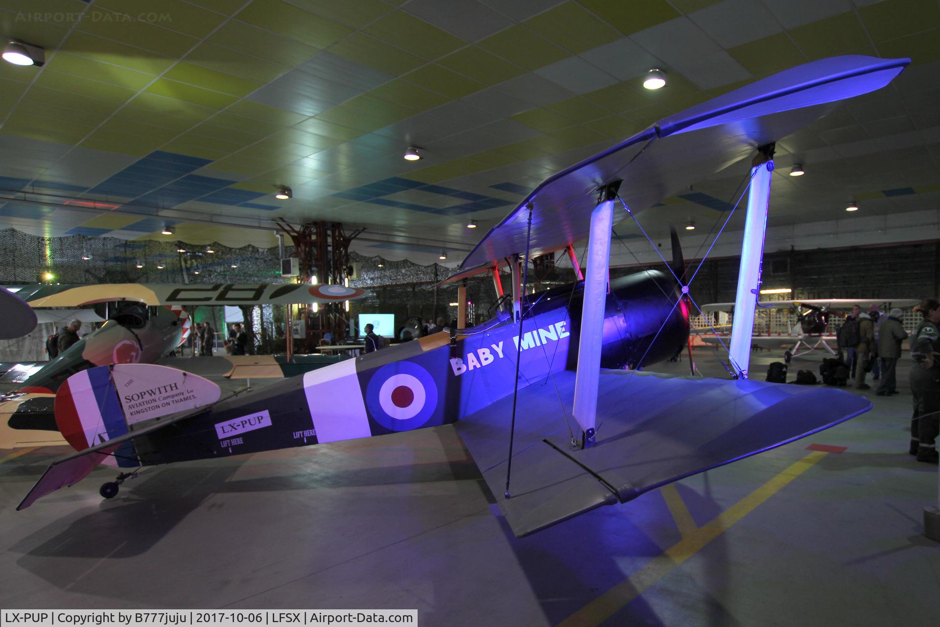 LX-PUP, Sopwith Pup Replica C/N 11, Centenaire de la mort du Cne Guynemer