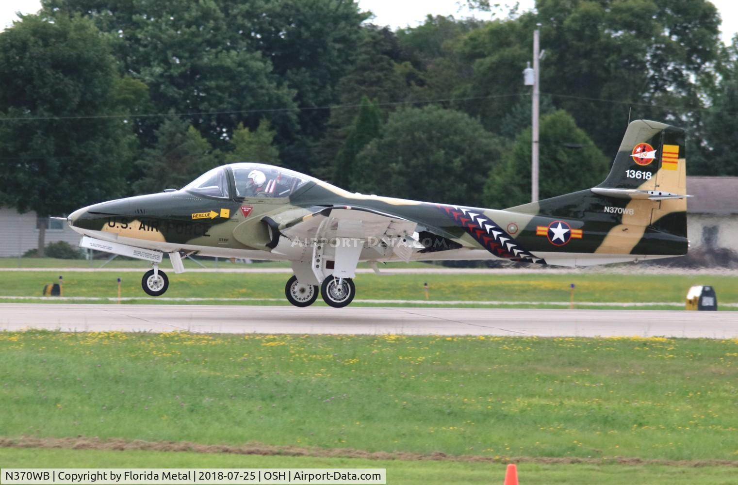 N370WB, 1966 Cessna T-37C Tweety Bird C/N 40974, T-37C