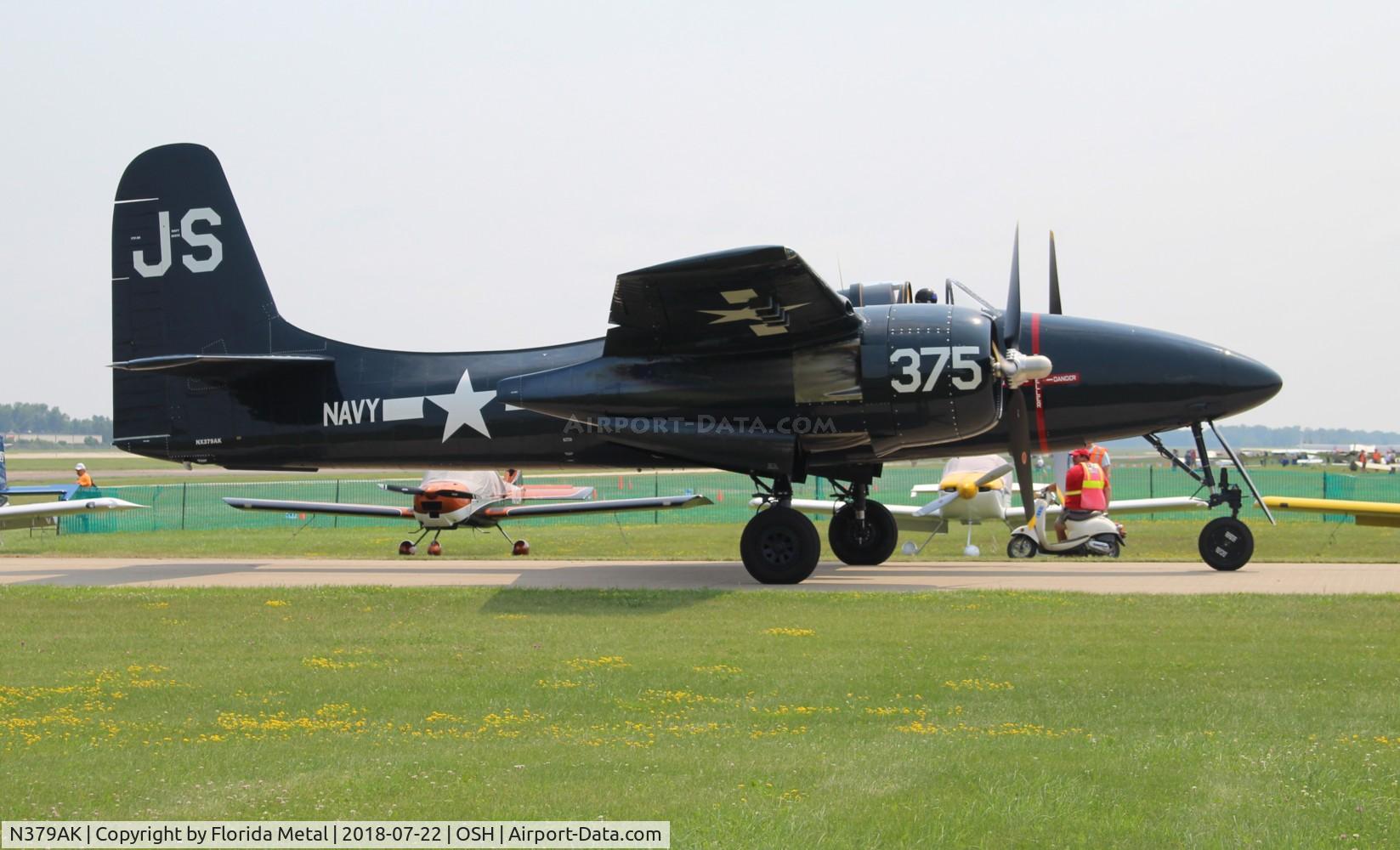 N379AK, Grumman F7F-3N Tigercat C/N 80375, F7F-3N