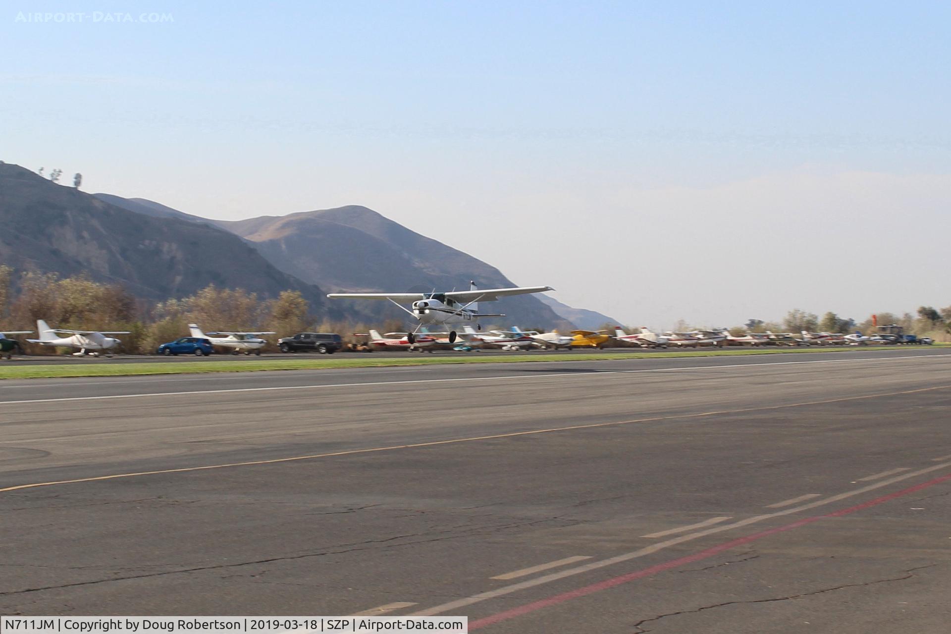 N711JM, 1974 Cessna 180J C/N 18052523, 1974 Cessna 180J SKYWAGON, Continental O-470 230 Hp, takeoff climb Rwy 04