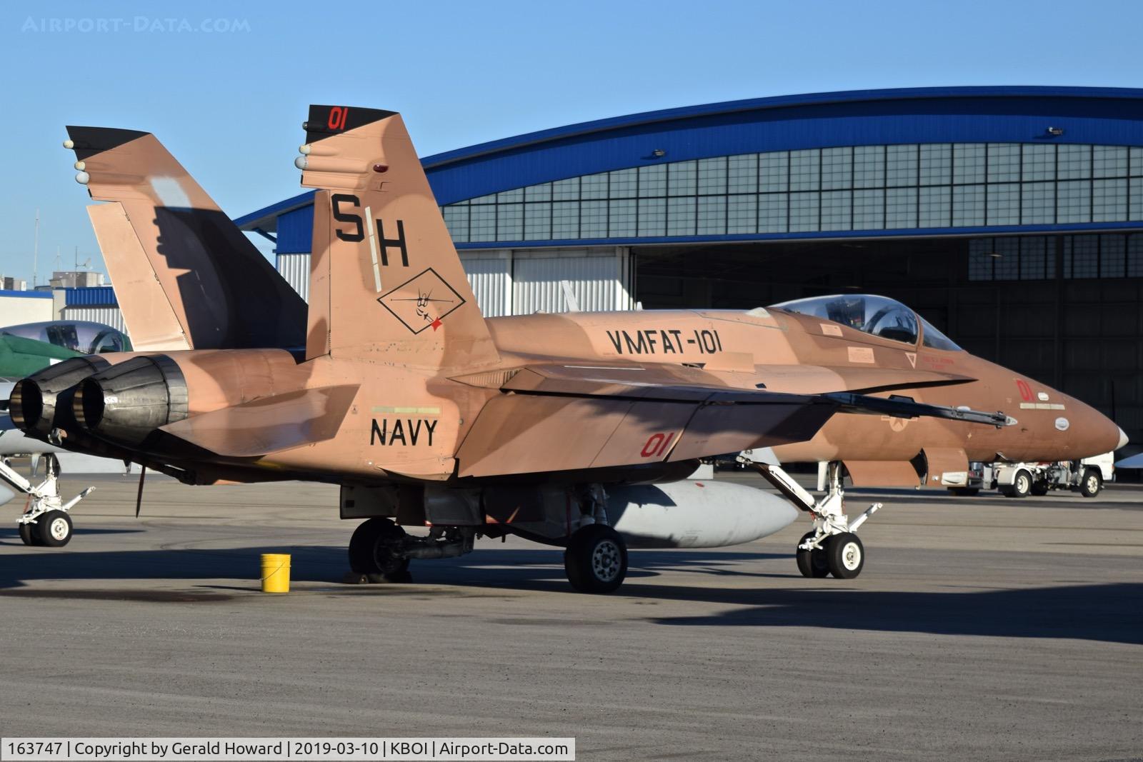 163747, 1989 McDonnell Douglas F/A-18C Hornet C/N 821/C106, VMFAT-101 