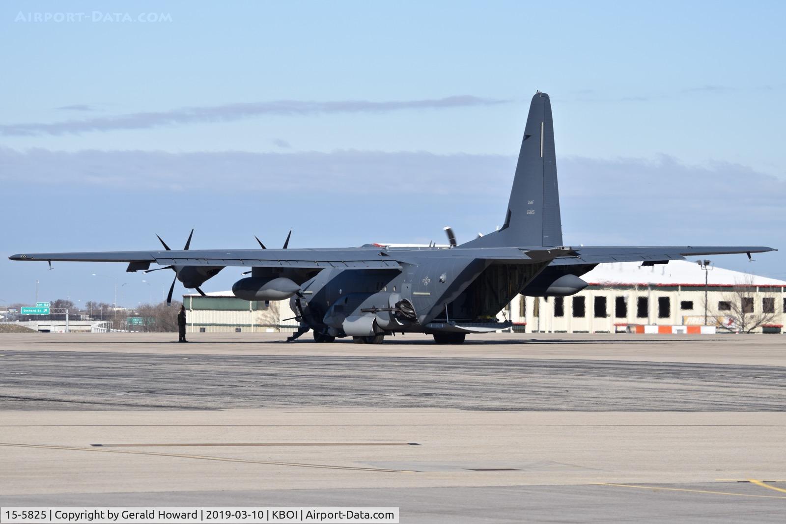 15-5825, 2015 Lockheed Martin AC-130J C/N 382-5825, Parked on north GA ramp.