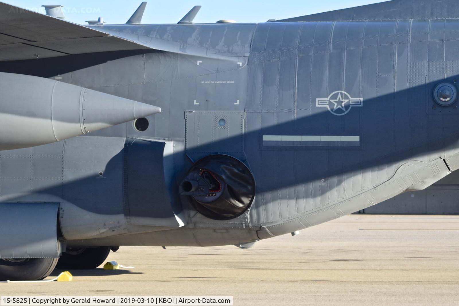 15-5825, 2015 Lockheed Martin AC-130J C/N 382-5825, Rear cannon.