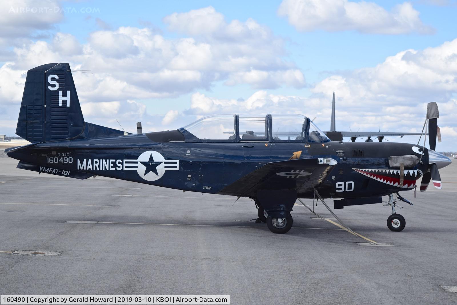 160490, Beech T-34C Turbo  Mentor C/N GL-47, VMFAT-101 