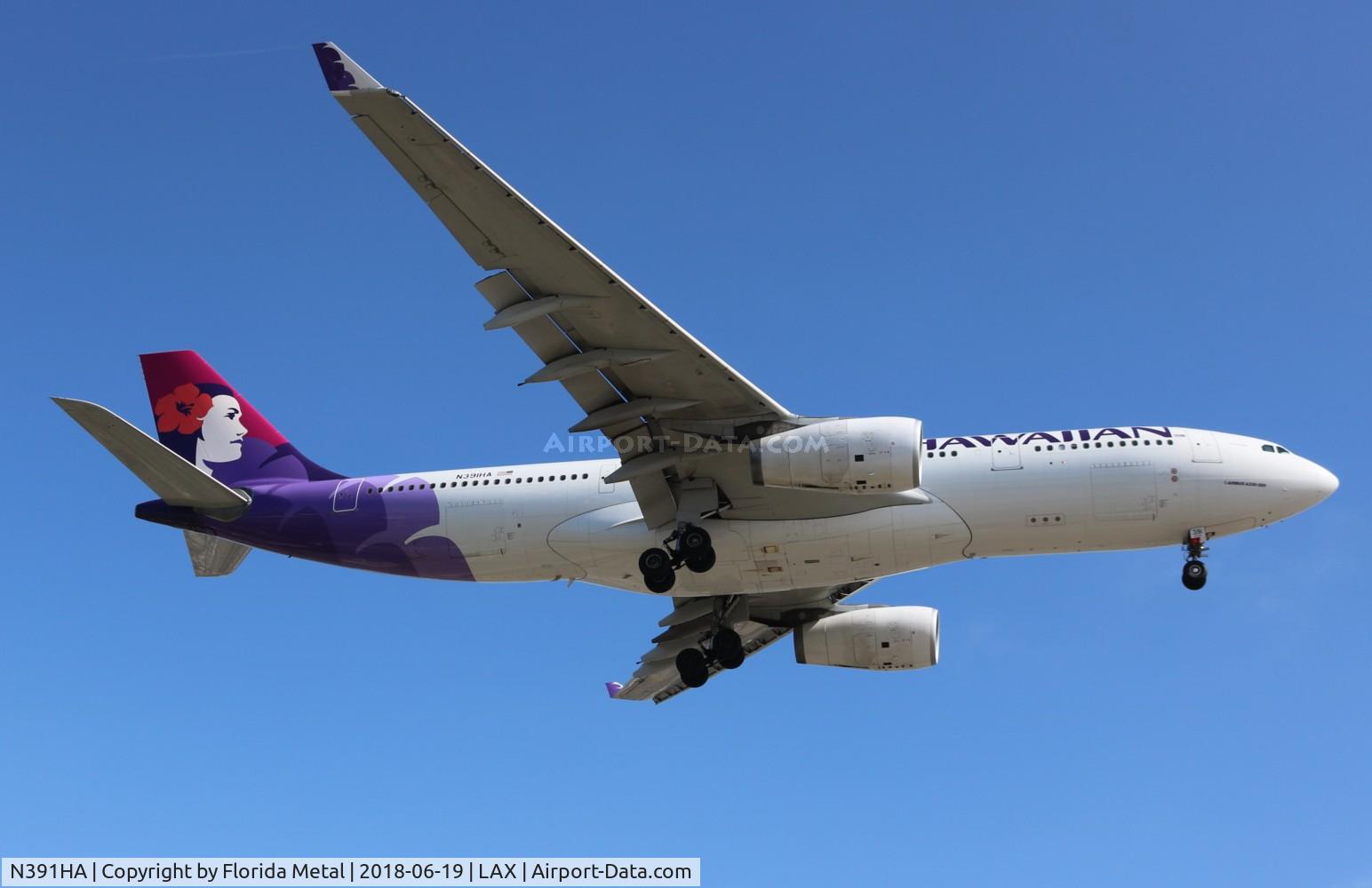 N391HA, 2013 Airbus A330-243 C/N 1399, Hawaiian