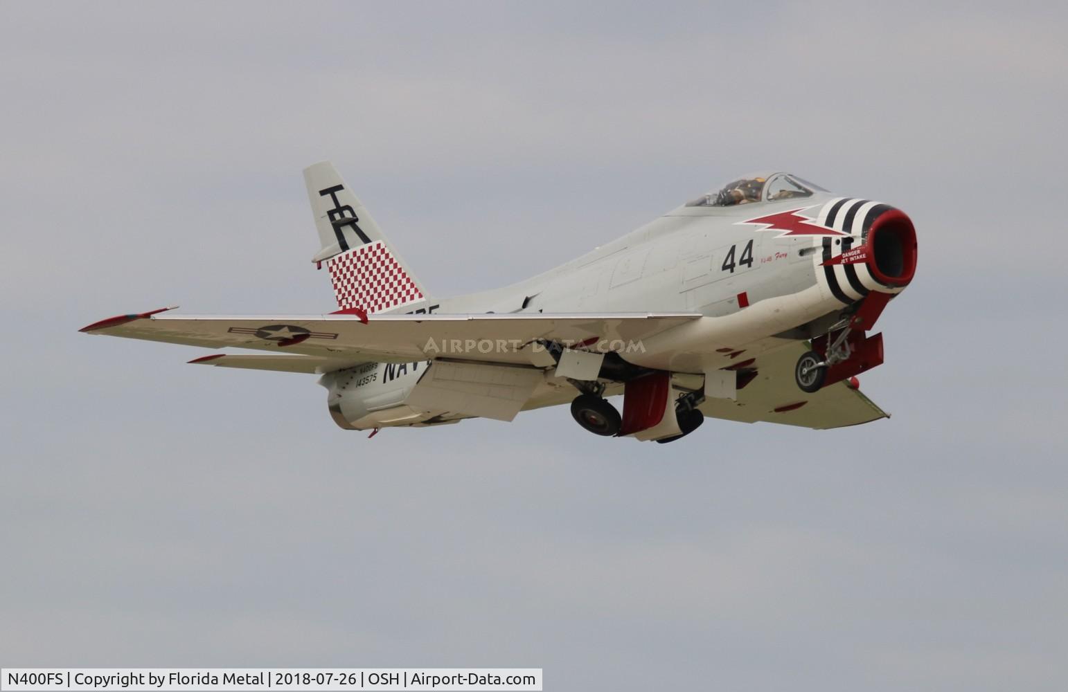 N400FS, 1958 North American AF-1E Fury C/N 244-83, AF-1E