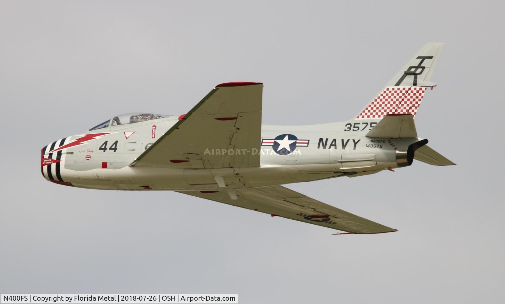 N400FS, 1958 North American AF-1E Fury C/N 244-83, AF-1E Fury