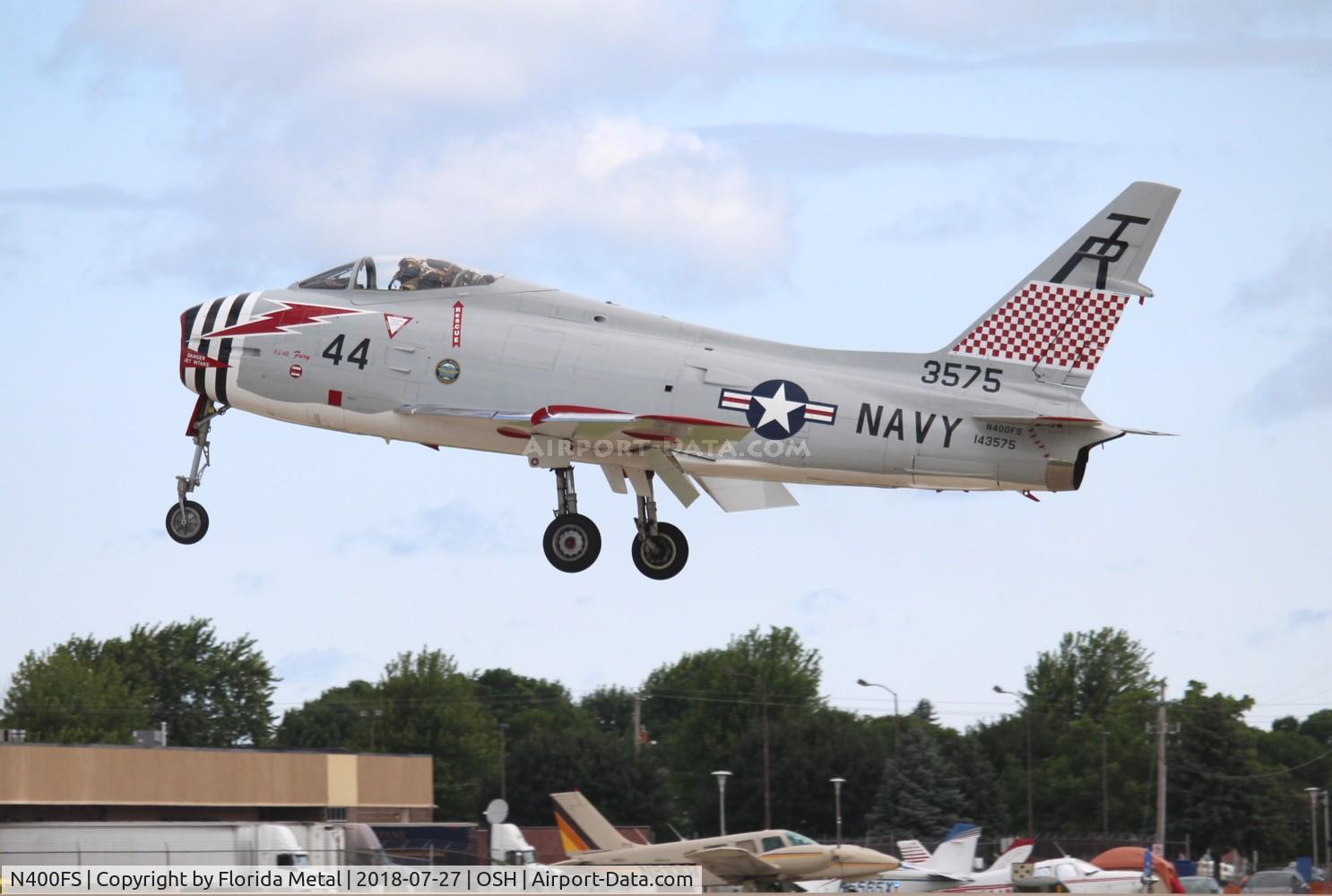 N400FS, 1958 North American AF-1E Fury C/N 244-83, AF-1E