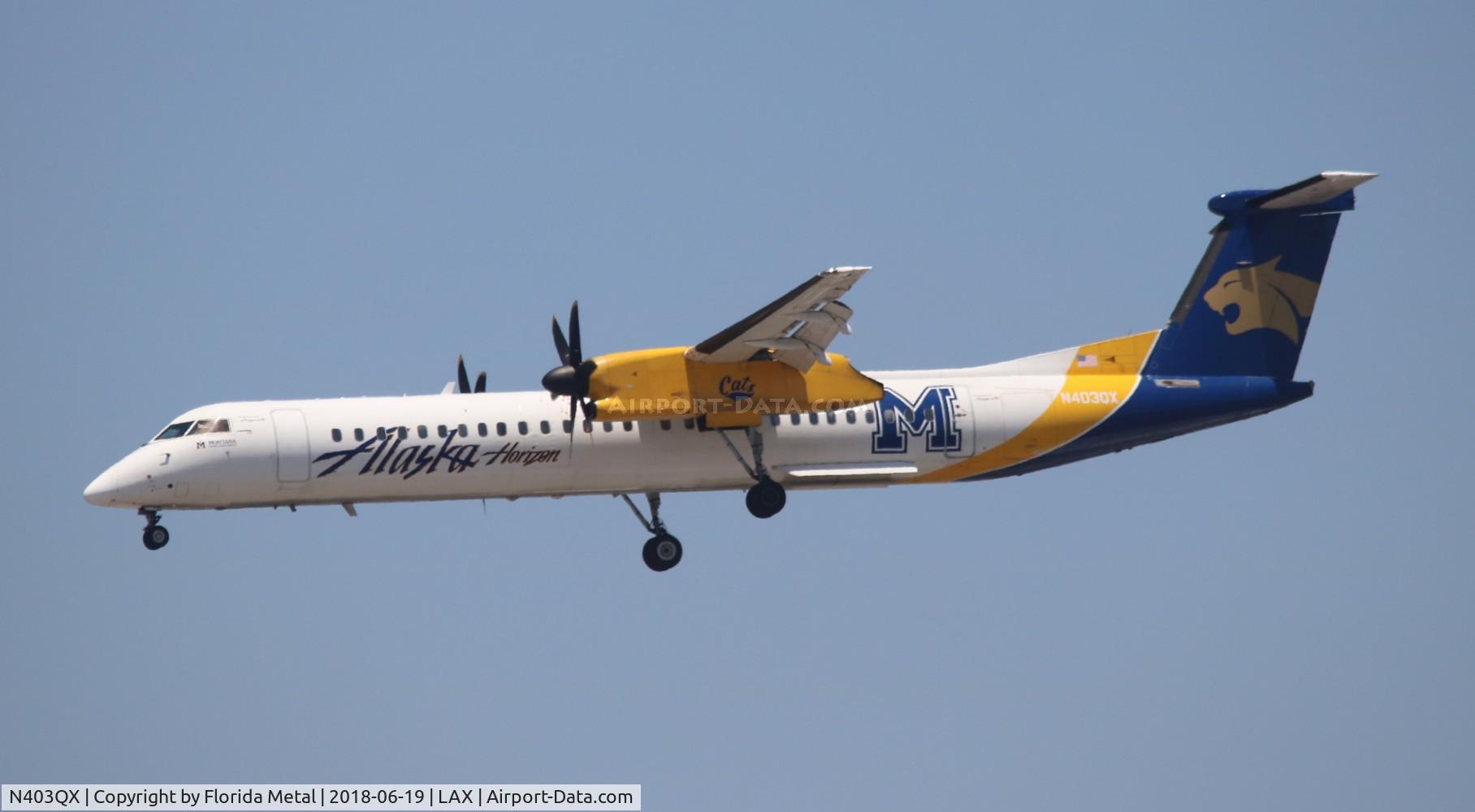 N403QX, 2001 De Havilland Canada DHC-8-402 Dash 8 C/N 4037, Alaska University of Montana
