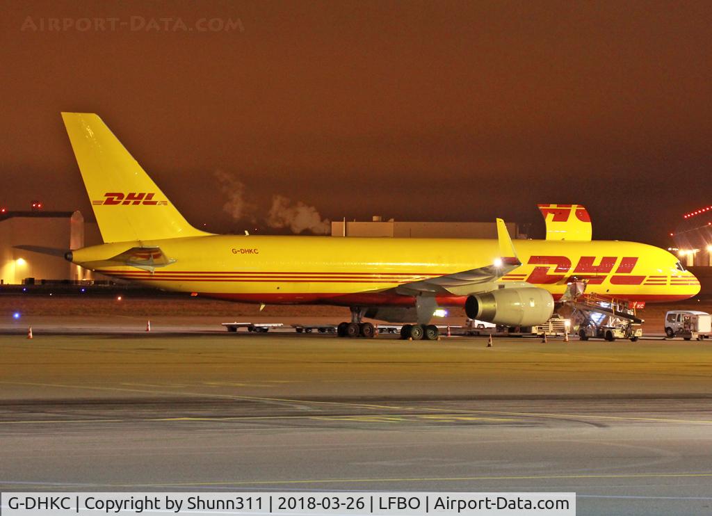 G-DHKC, 2000 Boeing 757-256/PCF C/N 29312, Parked at the Cargo apron...