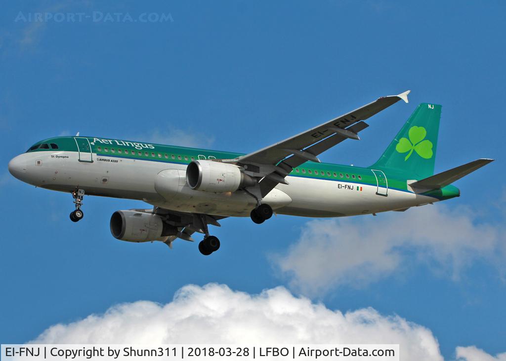EI-FNJ, 2007 Airbus A320-216 C/N 3174, Landing rwy 32L