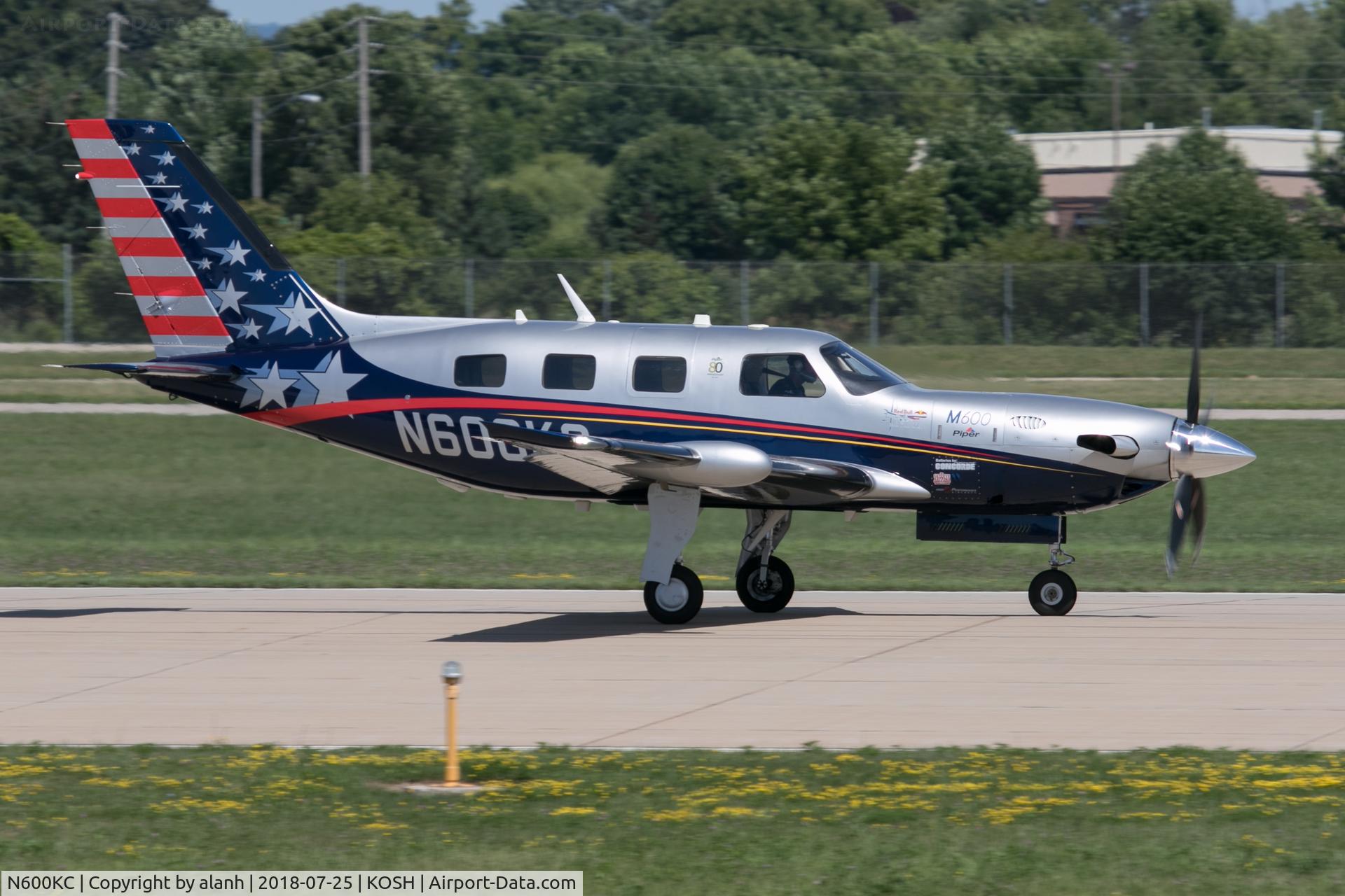N600KC, 2018 Piper PA-46-600TP C/N 4698001, With the Red Bull team at AirVenture 2018, Oshkosh