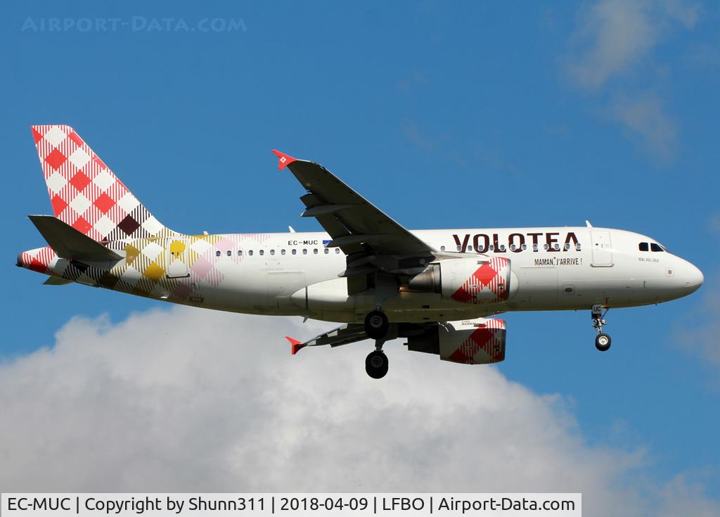 EC-MUC, 2004 Airbus A319-111 C/N 2122, Landing rwy 14R