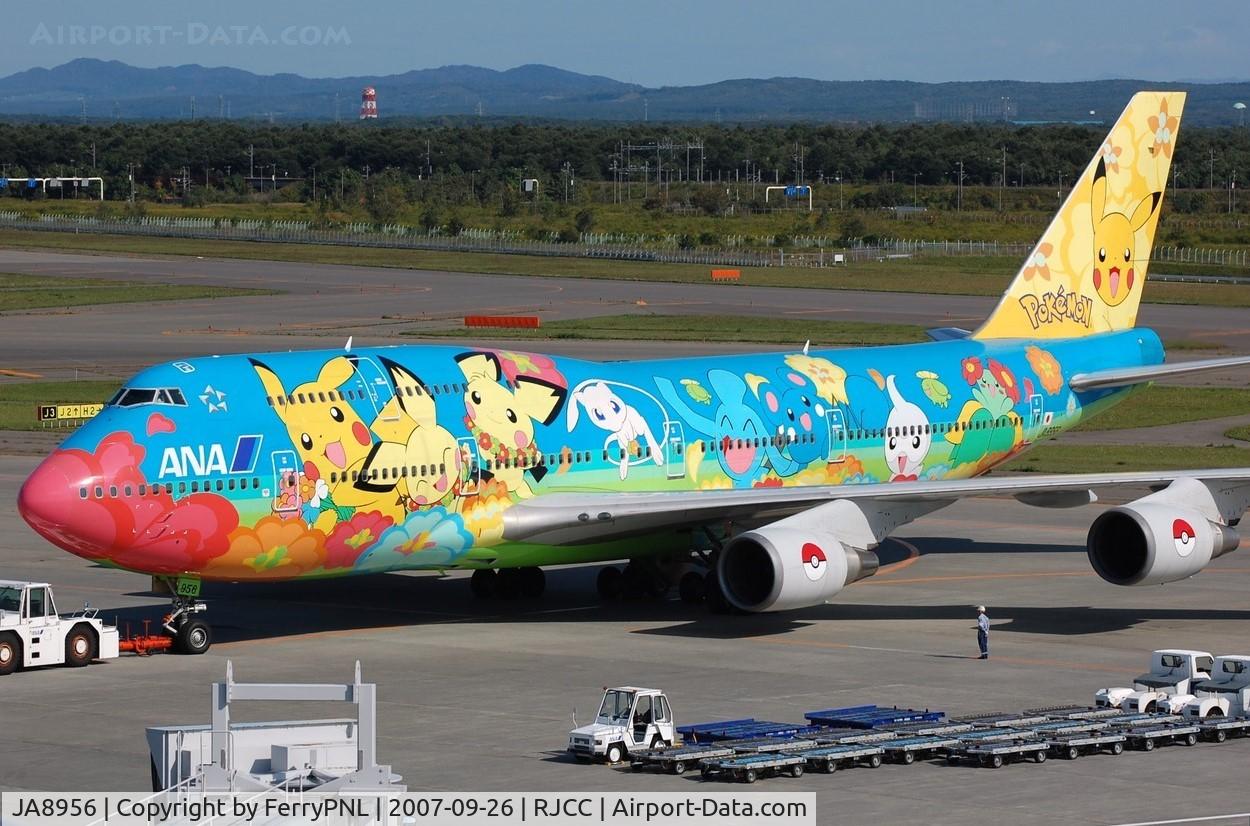 JA8956, 1992 Boeing 747-481D C/N 25640, ANA B744 in Pokemon livery