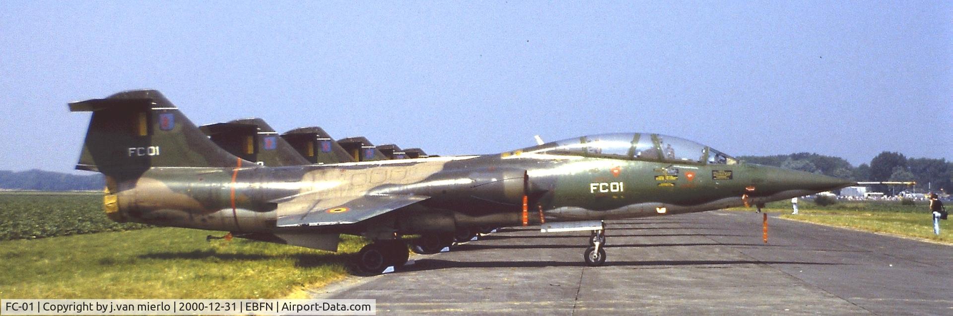 FC-01, 1964 Lockheed TF-104G Starfighter C/N 583D-5786, Stored at Koksijde