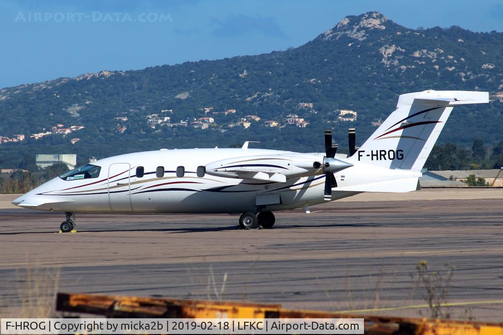 F-HROG, 2007 Piaggio P-180 Avanti C/N 1133, Parked