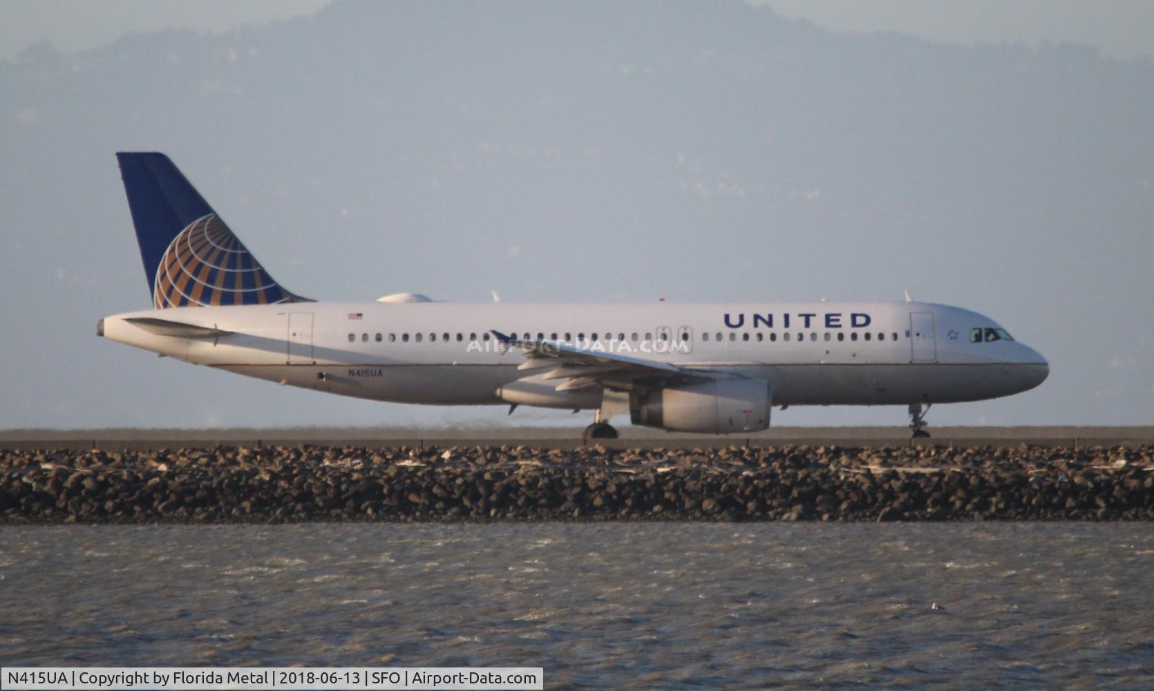 N415UA, 1994 Airbus A320-232 C/N 475, United