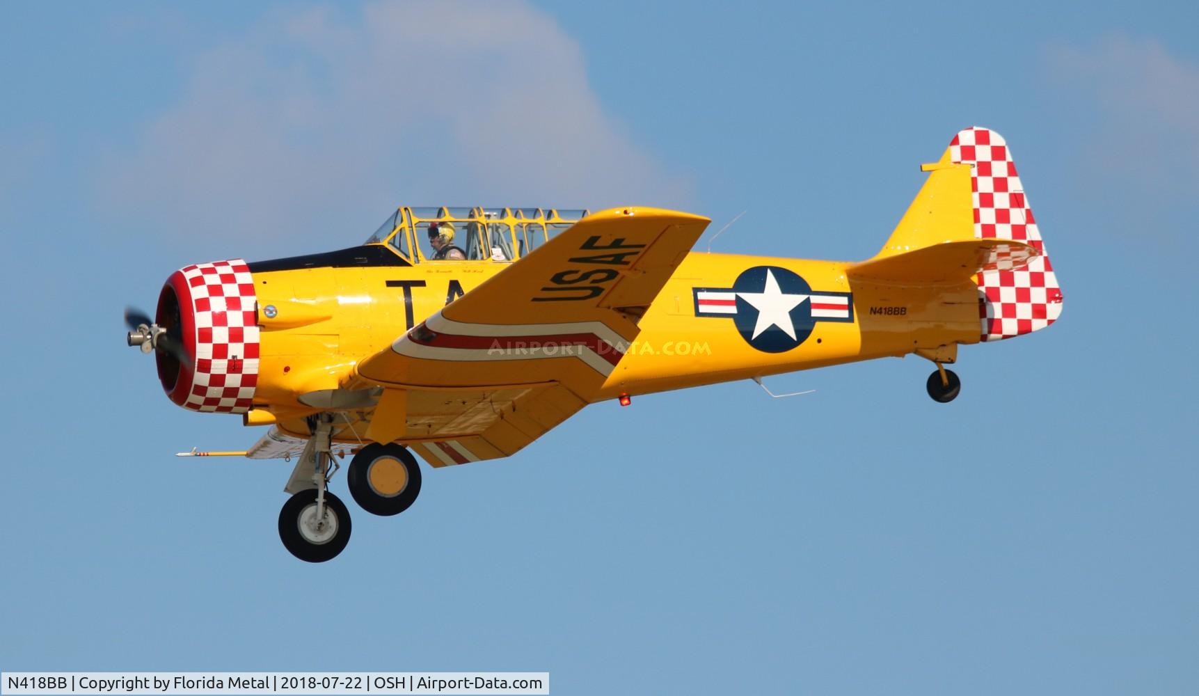 N418BB, 1945 North American AT-6D C/N 53418, AT-6D