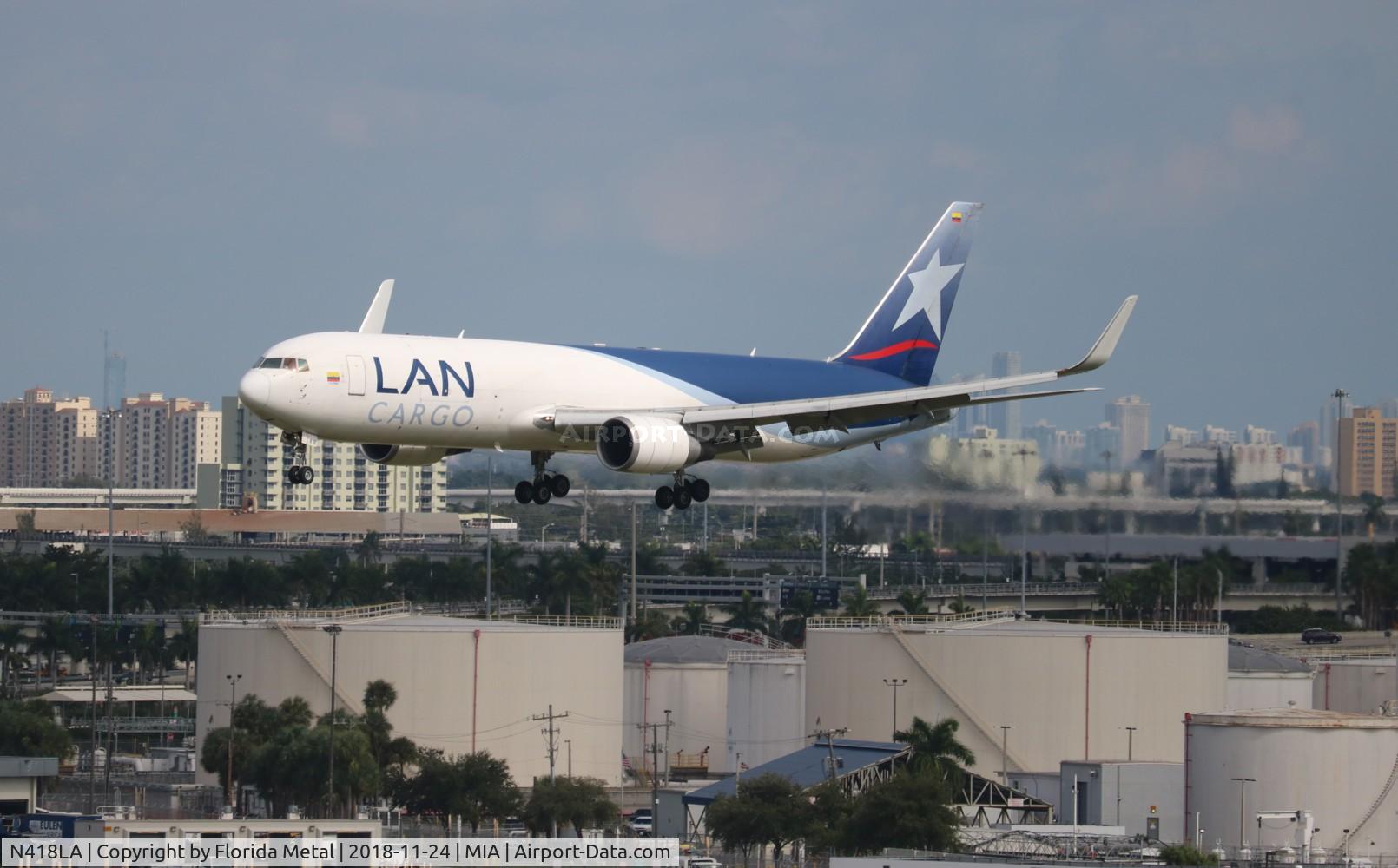 N418LA, 2005 Boeing 767-316F C/N 34246, LAN Cargo