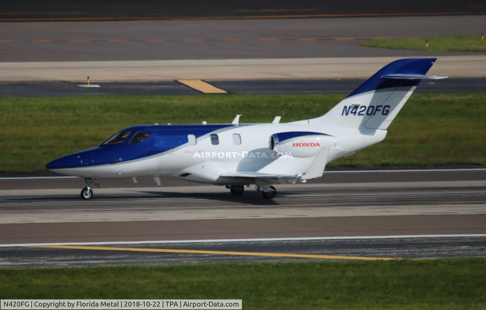 N420FG, 2017 Honda HA-420 HondaJet C/N 42000085, Hondajet
